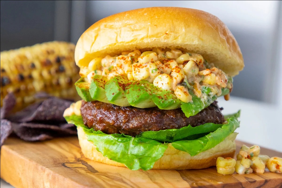 Corn Cheese Burger